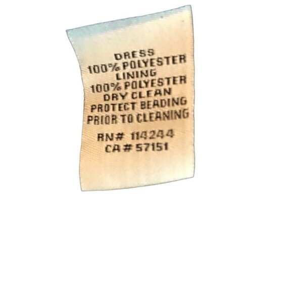 Eliza J Navy Blue Dress With Rhinestone Waist Size 8 - Picture 8 of 8